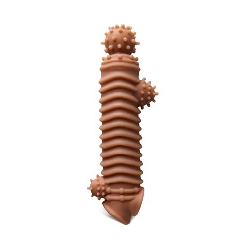 BeHorny Realistic Penis Sleeve Extender, Extra Girth and Length, Brown Colour