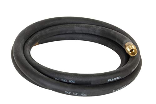 Fill-Rite FR112 Rotary Vane Hand Pump with Discharge Hose, Nozzle Spout, and Suction Pipe