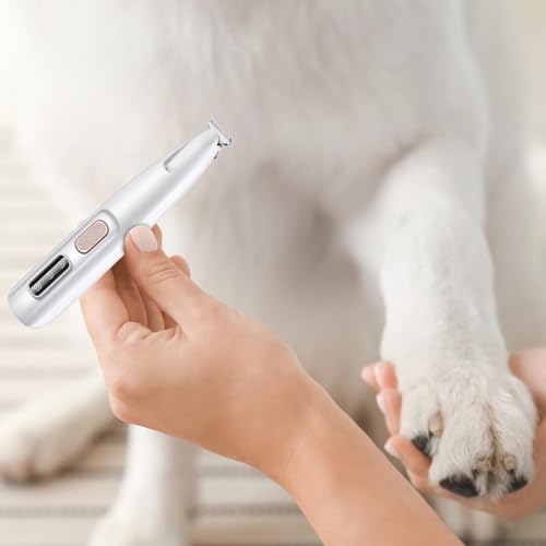 Recortadora De Patas Eléctrica - Afeitadora De De Patas | Recortador De De Patas Recargable Para Perros | Recortadora De Patas De Perro Impermeable Con Luces LED | Herramienta De Recorte Pre - Imagen 7