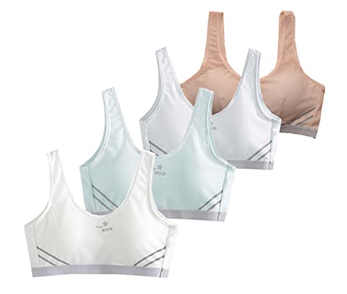 SamHeng Lot de 4 Soutiens-Gorge de Sport rembourrés Amovibles pour Femme, 38 Cover