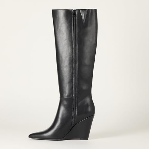 The Drop Women's Geralda Tall Wedge Boot Classic2