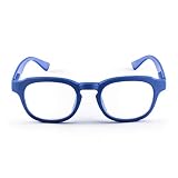 Contacta, Mayfair, Occhiali da Lettura per Uomo e Donna, Montatura Arrotondata con Effetto Soft Touch e Aste Flex, Colore Light Blue, Diottrie +3,50, Confezione con Sacchetto Portaocchiali, 26g