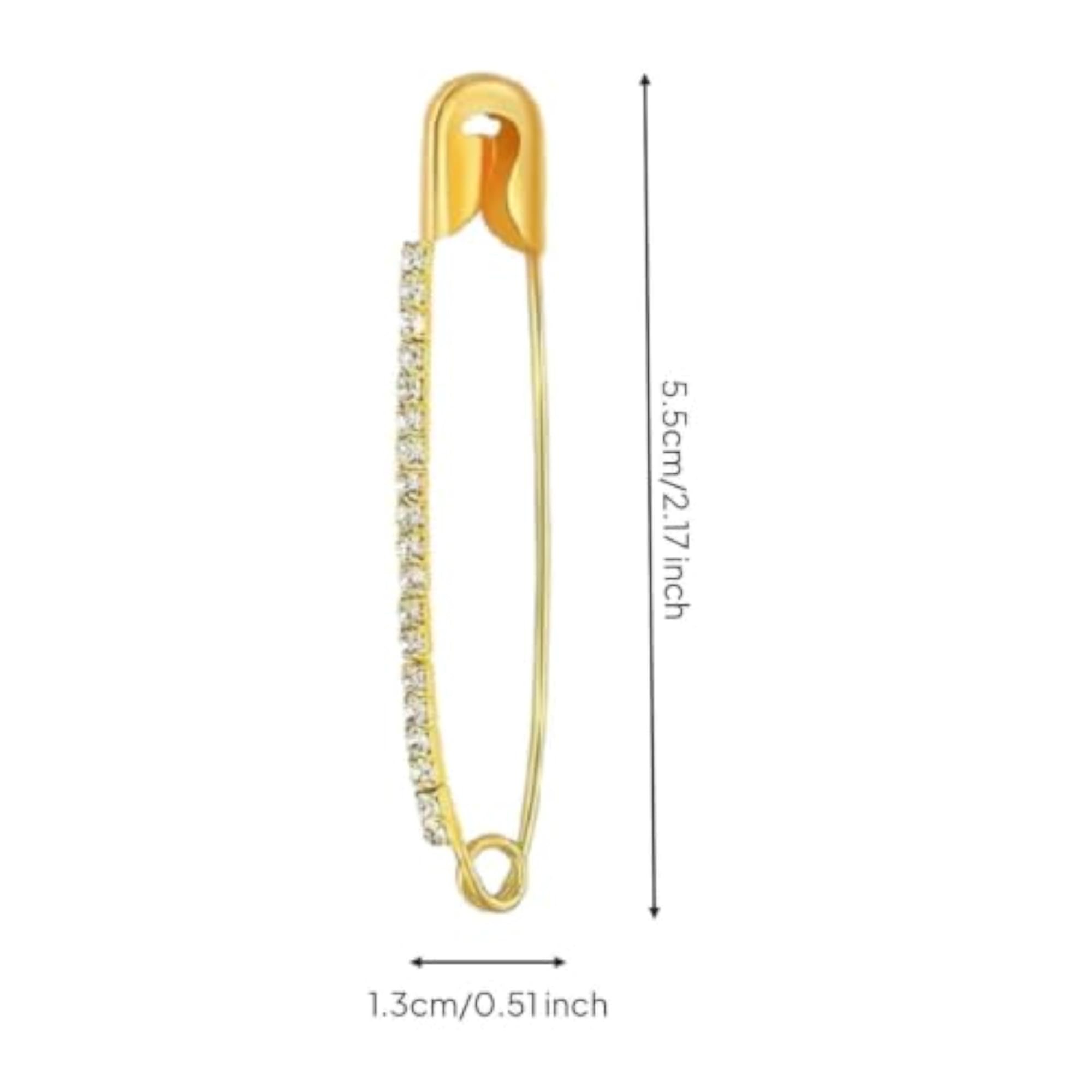 Rhinestone Decorative Shawl Pin, Fashion Accessory