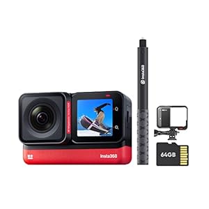 Insta360 ONE RS 4K Edition Auf Geht’s-Kit – wasserdichte 60fps Action-Kamera mit FlowState-Stabilisierung, 48MP Fotos, Active HDR, KI-Bearbeitung