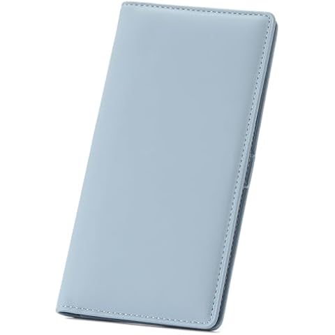 GAEKEAO Wallets for Women Ultra Slim Thin PU Leather RFID Blocking Credit Card Holder Bifold Long Ladies Wallet Billfold Clutch Cover