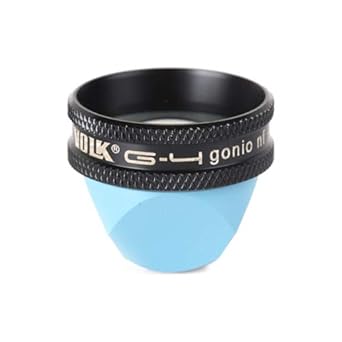 Volk G-4 Gonio Lens - Numerous Contact Type, Handle and Ring Size Options (G-4 Gonio, No Flange, Large Ring)