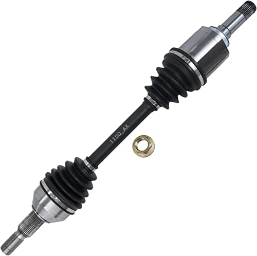 Image of Detroit Axle - Front 2pc CV Axles for Chevrolet Traverse Buick Enclave GMC Acadia Limited Saturn Outlook, 2 CV Axles Assembly Replacement