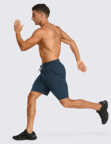 Image of CRZ YOGA Linerless Workout Shorts 7'' | Lightweight, Quick Dry, Running, Pockets, for Men