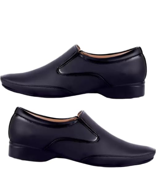 aaeshu Men’s Faux Leather Formal Shoes | Stylish Slip-On Office Wear Shoes for Men | Comfortable Lightweight Business Footwear | Synthetic Leather Dress Shoe for Parties and Daily Use-picture-31