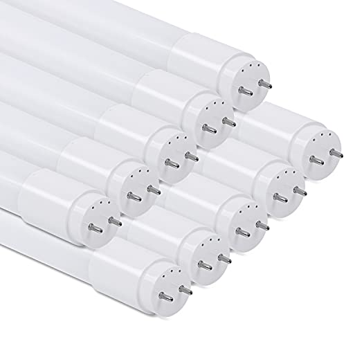 Led 40w形 蛍光灯 昼白色 節電型16W 高輝度2800LM 広角320度発光 直管型 蛍光管120cmグロー式器具 両側給電式 室内照明 10本入り箱
