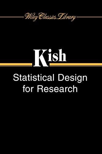 Statistical Design for Research: 83 (Wiley Classics Library) view 2