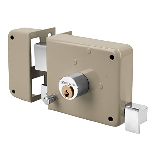 Hermex 43582 Cs-70Ib - Deadbolt, Left Rim Door Lock Set cover