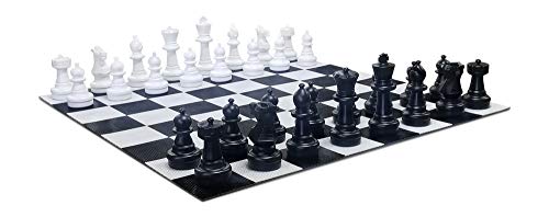 MegaChess 25 Inch Giant Plastic Chess Set - Accessories Available! (w/Plastic Board)