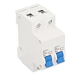 WIOSEN Gleichstrom-Leistungsschalter in Marinequalität – zweipoliger, schienenmontierter Mikroschalter for elektrische Schiffsausrüstung und Schiffsstromkreise
