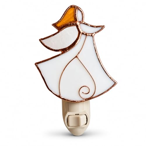 Gift Essentials Angel Plug-in Night Light - Stained Glass Nightlight