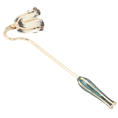 MOLUCKFU Extintor De Velas Apagamechas Metálico 17x5x3,5 Cm Mango Largo, Apagavelas Doméstico para Velas Aromáticas Té En Hogar, Accesorio Seguro y Práctico para Aromaterapia