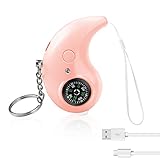 Taschenalarm, 130dB Persönlicher Alarm Selbstverteidigung Schlüsselanhänger Frauen, für Persönliche Sicherheit, Kinder, Mädchen, Senioren (Pink)