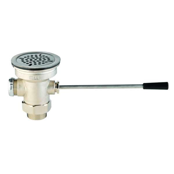 Vanne de vidange de vidage T&S Brass B-3970-VR 3-1/2" x 2" à levier