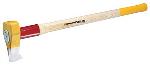 Ochsenkopf Profi-Spalthammer Big Ox, Mit Rotband-Plus Stielbefestigung, Langlebiger Stiel aus Hickoryholz, 4,2 kg