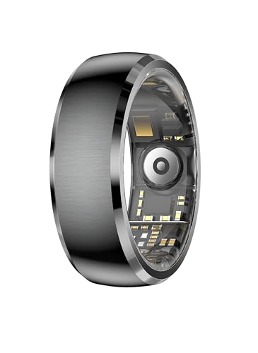 Image of Smart Ring with Gesture Control for Video Scrolling & Camera Remote Shutter, Fitness Tracker Ring with Heart Rate Sleep Blood Oxygen Monitor, IP68 Waterproof, No Subscription