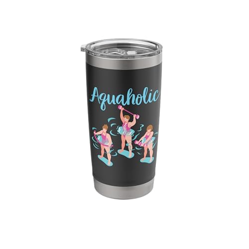 Aquaholic Water Aerobics Tumbler for Women