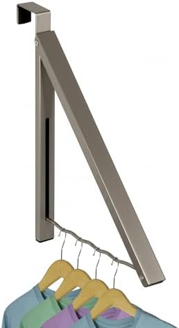 HOLDN’ STORAGE Over The Door Hanger - Single Foldable Rack Organi...