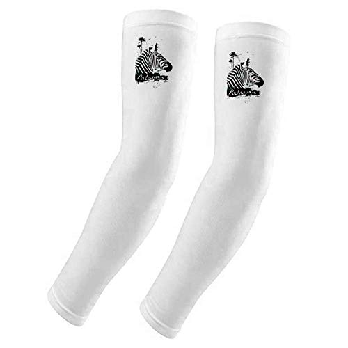 Manchons de bras contre les brûlures du soleil avec protection UV motif Palawan