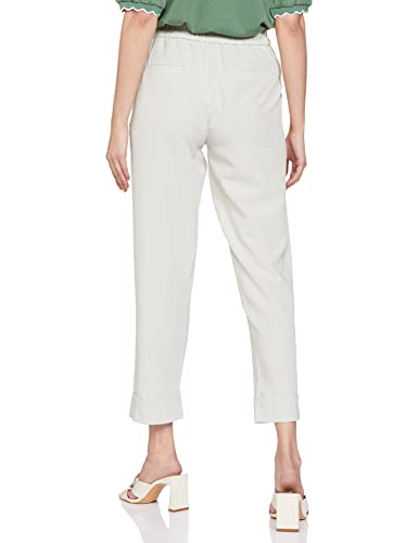 Image of Max Women Solid Woven Formal Regular Fit Trousers