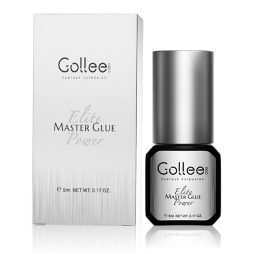 Eyelash Extension Glue 0.5 Sec Fast Drying/Retention 6-8 Week /(0.17Fl.oz / 5Ml) Waterproof Max Bonding Eyelash Glue For Semi Permanent Extensions Professional Use Only Black Adhesive #TOP1