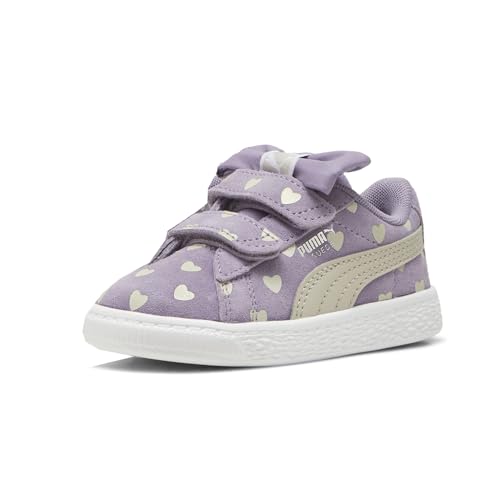PUMA Toddler Girls Suede Classic Lf Re-Bow Slip On Sneakers Shoes Casual - Purple2
