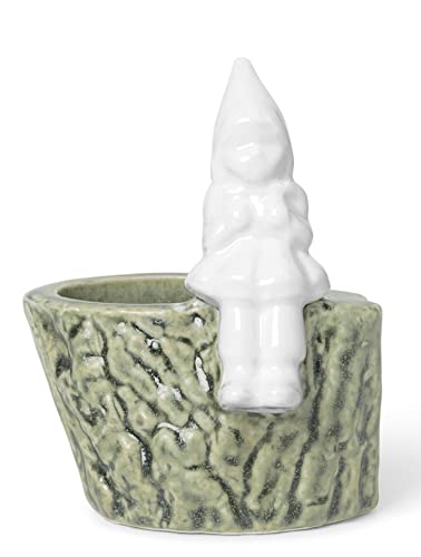 Kähler Christmas Holidays Height 10 cm Christmas Stories Decoration, White, Standard