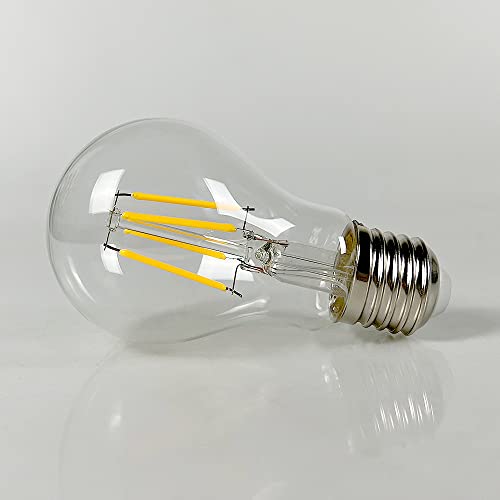 Tianfan 2-Pack Led Bulbs A60 Edison Bulb 4W 2700Kelvin Warm White Vintage Decorative Light Bulbs (Transparent) - Image 4