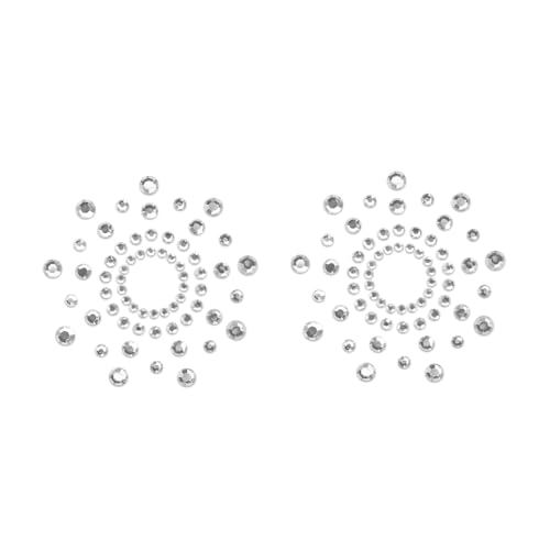 Image of Bijoux Indiscrets FLASH Pasties - Glitter Reusable Nipple Covers for Women - Self-Adhesive Body Jewelry for Any Occasion