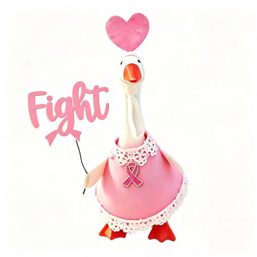 7 Inch Desk Goose Outfit, Breast Cancer Awareness Month Desk Goose Costume
