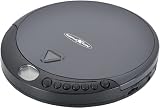 Reflexion PCD-400 tragbarer CD-Player inkl. Ohrhörer, schwarz