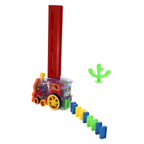 Train Automatique Domino Jouet Éducatif Transparent pour Enfant