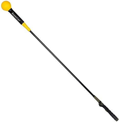 Asyxstar Golf Swing Trainer Aid – Power Flex Golf Swing Training aid for Strength and Tempo Golf Warm Up Stick