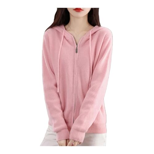 Cardigan en cachemire épais pour femme : le luxe d'une veste à capuche chaude