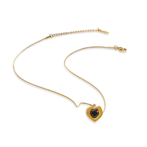 Image of Rubans Demi Fine Stainless Steel Pendant Chain Daily Gift for Women & Girls