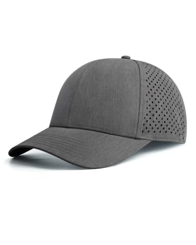 Image of Zylioo XL XXL Baseball Mesh Cap for Big Heads, Performance Snapback Hat | Laser Cut Ventilation And Elastic Snapback Fit Add Cooling Comfort For Golf, Running, Walking, Travel, And Hot Days