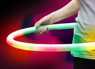 AlterEGlow Flashing LED Hula Hoop