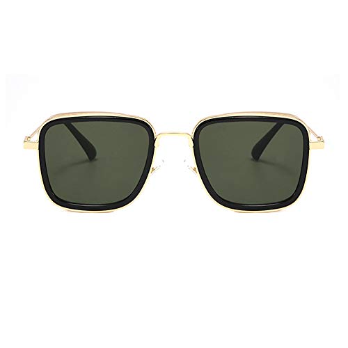 Kabir Singh Steam punk Square glasses Men's Aviator Sunglasses UV4002