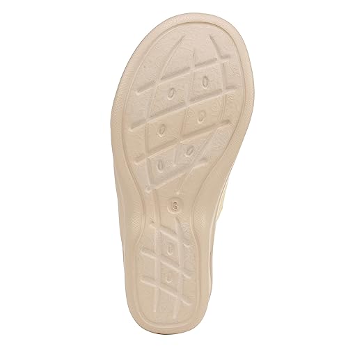 BZees Women Smile More Sandal Yellow Medium UK 6 - Image 7