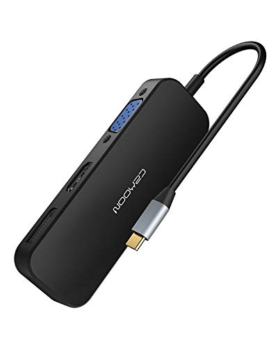 Best Deal 🛒 USB C to HDMI VGA DisplayPort Adapter, USB C Video Adapter with 4K DisplayPort, 4K HDMI Port and 1080P VGA Port, Supports HDMI&VGA Dual Display, for DP Alt Mode Enabled Computers Tablets Smartphones Lowest Price USB C to HDMI VGA DisplayPort Adapter, USB C Video Adapter with 4K DisplayPort, 4K HDMI Port and 1080P VGA Port, Supports HDMI&VGA Dual Display, for DP Alt Mode Enabled Computers Tablets Smartphones