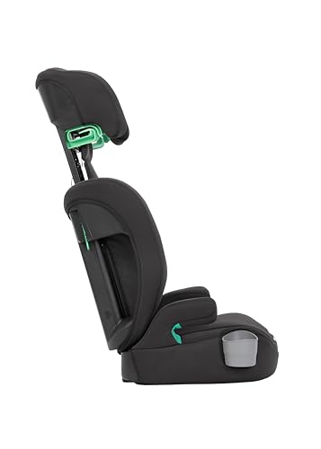 Graco Eldura™ R129 Kindersitz, Autositz vorwärtsgerichtet ab 15 Monaten bis ca. 12 Jahre (76-150 cm), Seitenaufprallschutz, schwarz, Midnight