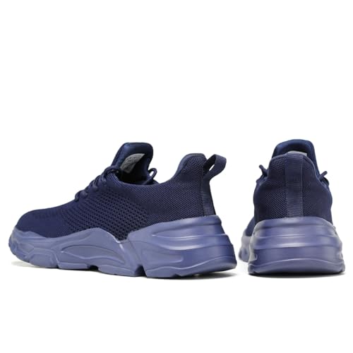 Image of Wrezatro Men's Slip on Walking Shoes Ultra Light Breathable Non Slip Running Shoes Casual Fashion Sneakers Mesh Workout Sports