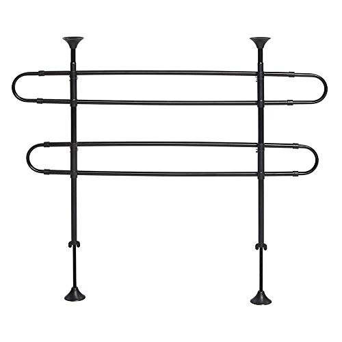 Midwest Homes for Pets Schutzgitter für SUVs, mit 4 Rohren, schwarz, Modell 10