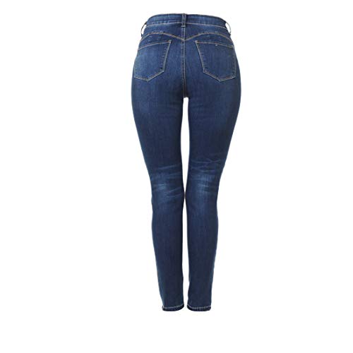 Little Vintage Girls Wax Women's Jeans Butt I Love You Push-Up High Rise Ankle Length Skinny Whiskers 1 Button3