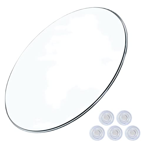 Plaque de verre transparent haut de gamme pour dessus de table rond securit