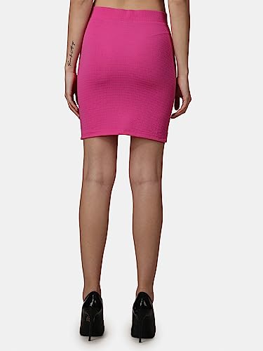 Image of POPWINGS Casual Shimmer Solid Sarong Mini Skirt for Women | Summer Skirt for Women | Mini Skirt for Women